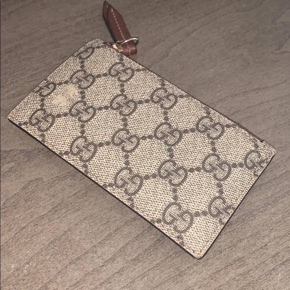 gucci canvas card holder